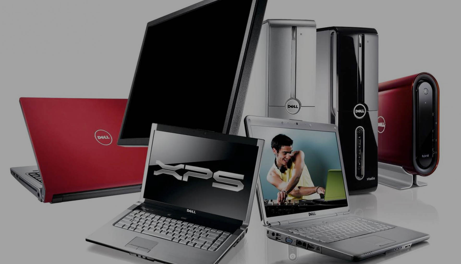 Laptop and desktop computers for repair support